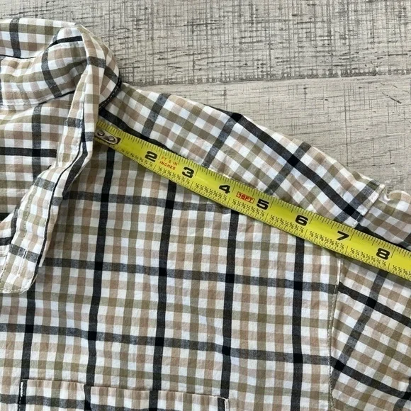 NWOT Columbia Men’s Brown and Black Short Sleeve Button Down Shirt Size XXL - Picture 12 of 13